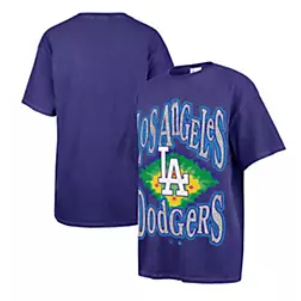 NWT Men's Los Angeles Dodgers '47 Vintage Tubular Flashing Lights BF T-Shirt